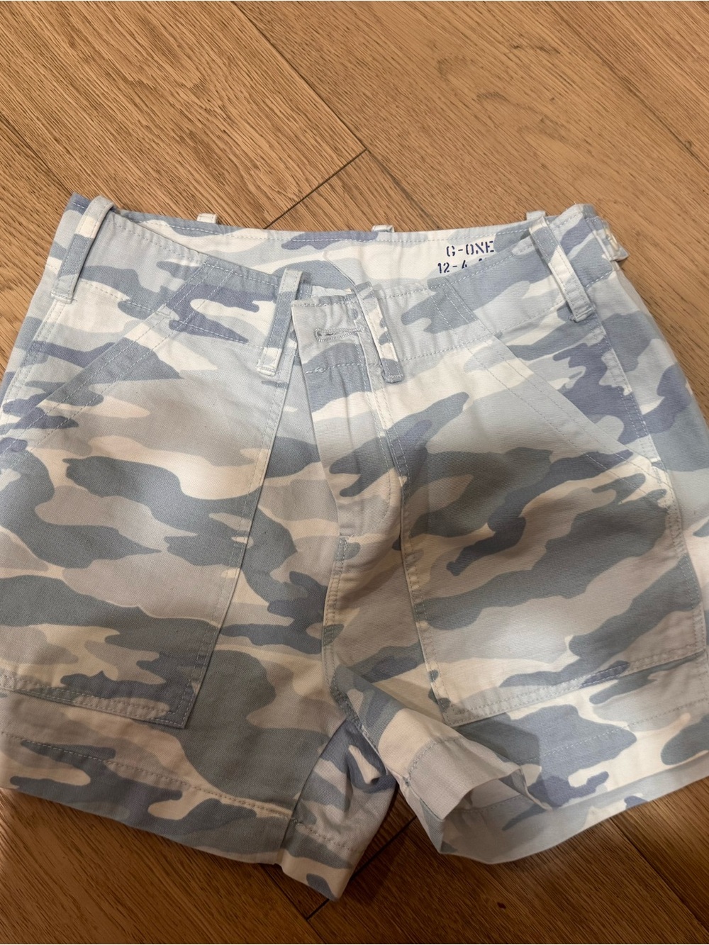 G1 Light Blue Camo Women’s Surplus Shorts
